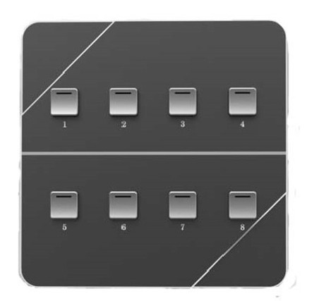 8_BUTTON_ON-WALL_CONTROL_PANEL Model OT9614